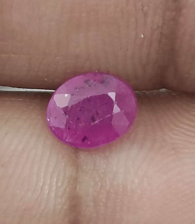 GSI Certified 1.40ct Ruby Natural Untreated Gemstone - SMSGEMS 