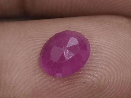 GSI Certified 1.40ct Ruby Natural Untreated Gemstone - SMSGEMS 