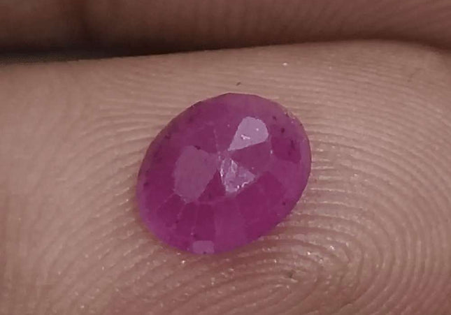 GSI Certified 1.40ct Ruby Natural Untreated Gemstone - SMSGEMS 