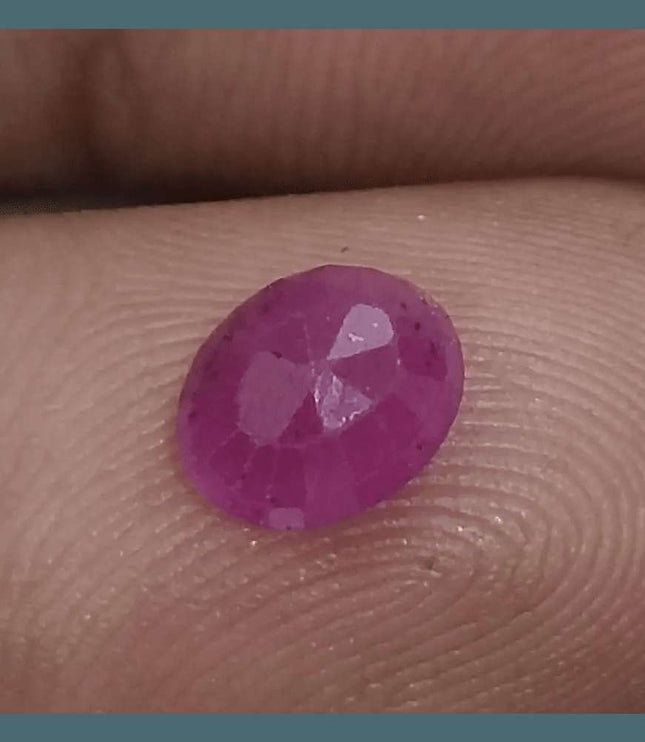 GSI Certified 1.40ct Ruby Natural Untreated Gemstone - SMSGEMS 