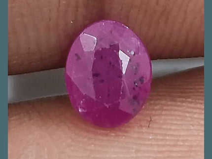 GSI Certified 1.40ct Ruby Natural Untreated Gemstone - SMSGEMS 