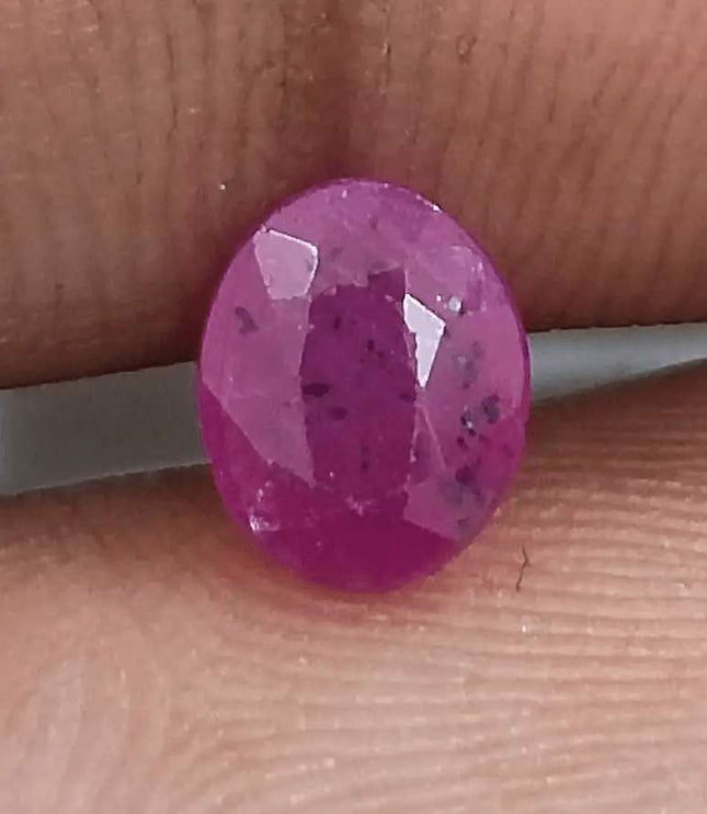 GSI Certified 1.40ct Ruby Natural Untreated Gemstone - SMSGEMS 