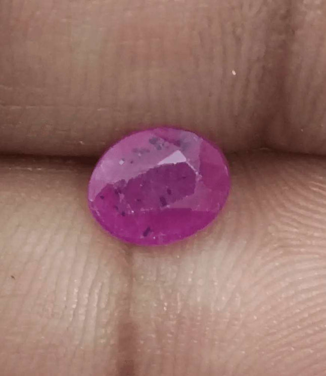 GSI Certified 1.40ct Ruby Natural Untreated Gemstone - SMSGEMS 
