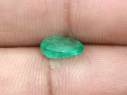 1.42ct Zambian Emerald GSI Certified - SMSGEMS 