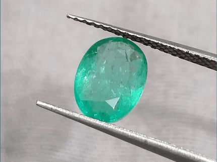 1.42ct Zambian Emerald GSI Certified - SMSGEMS 
