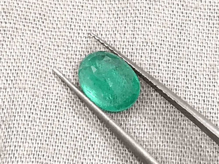 1.42ct Zambian Emerald GSI Certified - SMSGEMS 