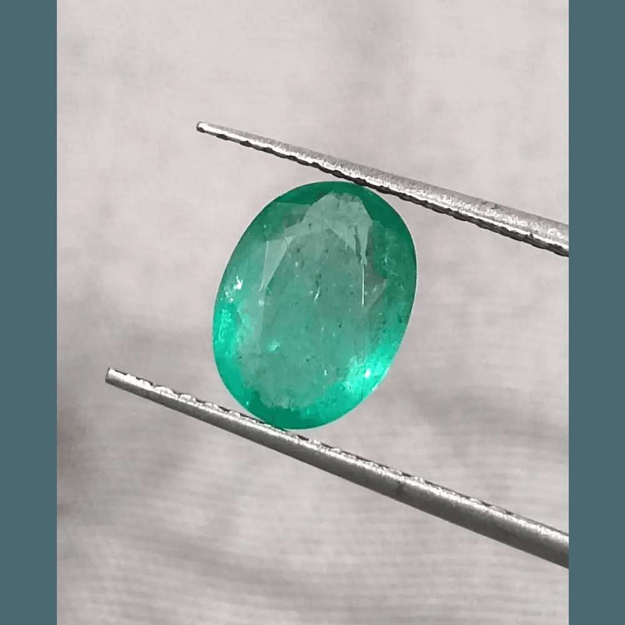 1.42ct Zambian Emerald GSI Certified - SMSGEMS 