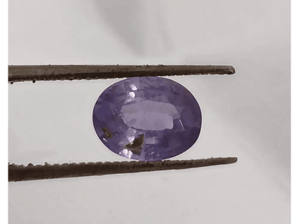 GSI Certified 1.48ct Purple Blue Ceylon Sapphire, Natural untreated Gemstone - SMSGEMS 