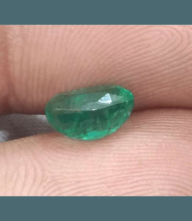 1.54ct Intense Green Emerald GSI Certified - SMSGEMS 