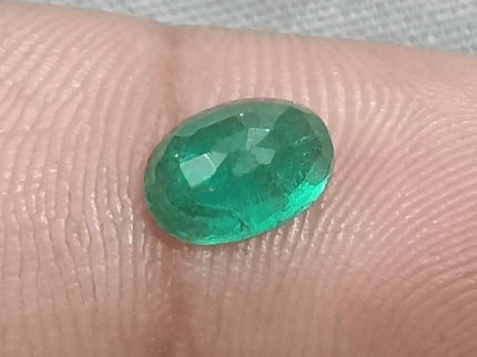 1.54ct Intense Green Emerald GSI Certified - SMSGEMS 