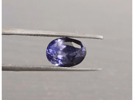 GSI Certified 1.58ct Deep Blue Ceylon Sapphire, Natural Untreated Gemstone - SMSGEMS 