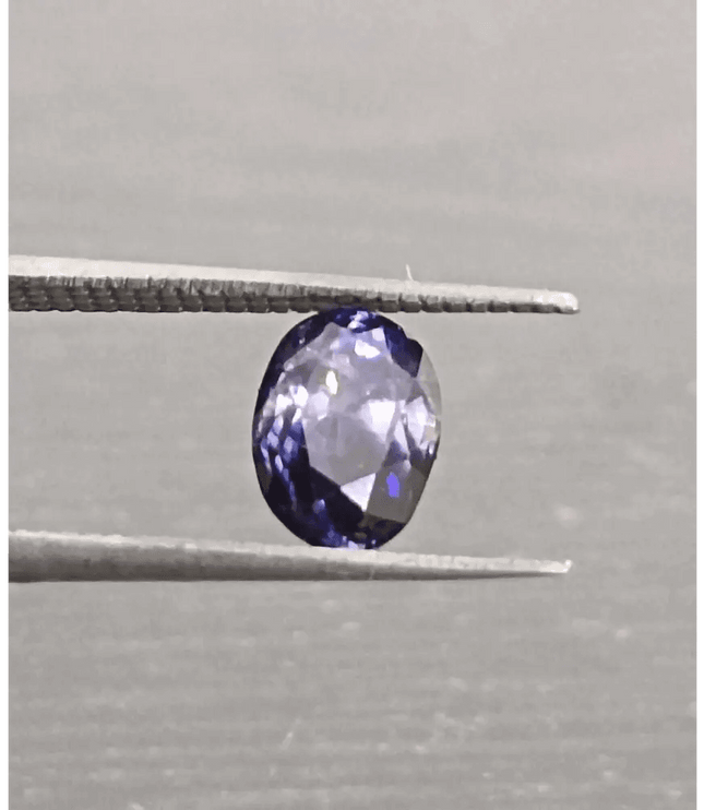 GSI Certified 1.58ct Deep Blue Ceylon Sapphire, Natural Untreated Gemstone - SMSGEMS 
