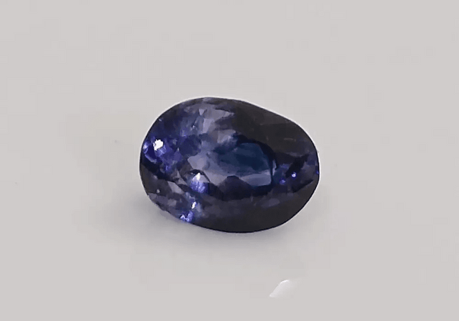 GSI Certified 1.58ct Deep Blue Ceylon Sapphire, Natural Untreated Gemstone - SMSGEMS 