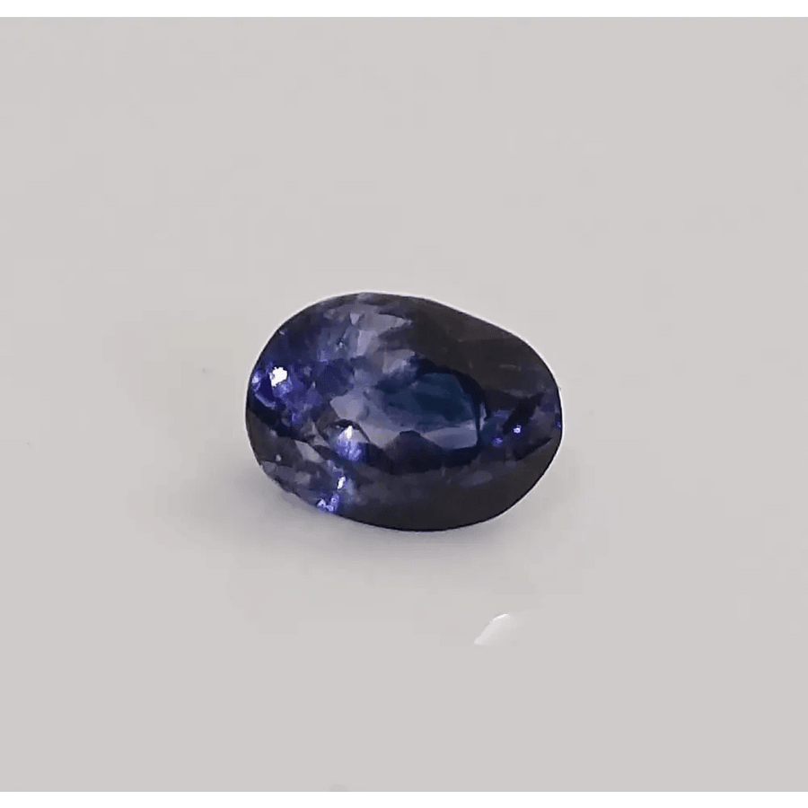 GSI Certified 1.58ct Deep Blue Ceylon Sapphire, Natural Untreated Gemstone - SMSGEMS 
