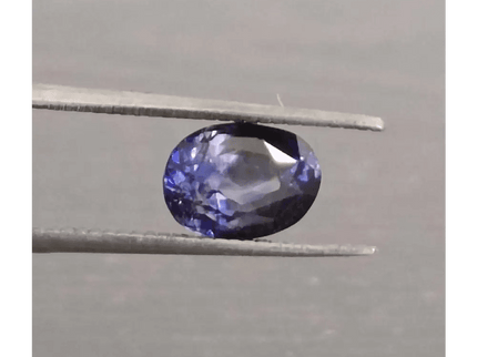 GSI Certified 1.58ct Deep Blue Ceylon Sapphire, Natural Untreated Gemstone - SMSGEMS 