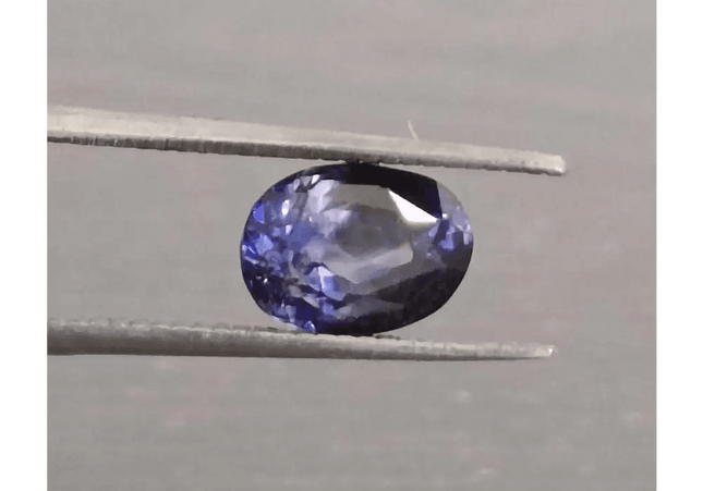 GSI Certified 1.58ct Deep Blue Ceylon Sapphire, Natural Untreated Gemstone - SMSGEMS 