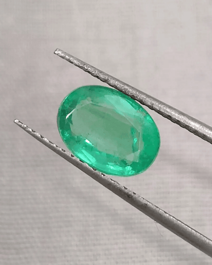 GSI Certified 1.63ct Colombian Emerald, Natural Gemstones - SMSGEMS 