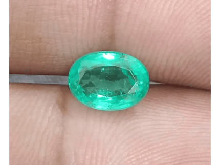 GSI Certified 1.63ct Colombian Emerald, Natural Gemstones - SMSGEMS 
