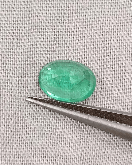 GSI Certified 1.63ct Colombian Emerald, Natural Gemstones - SMSGEMS 