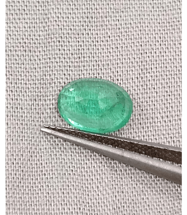 GSI Certified 1.63ct Colombian Emerald, Natural Gemstones - SMSGEMS 