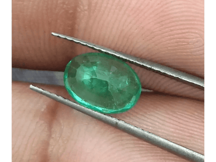 GSI Certified 1.63ct Colombian Emerald, Natural Gemstones - SMSGEMS 