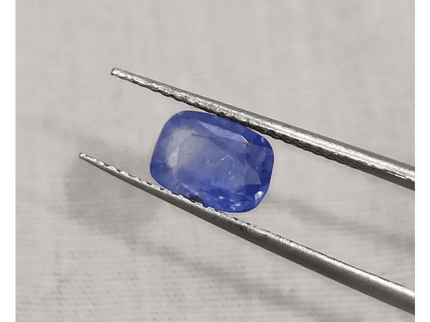 GSI Certified 1.68ct Blue Ceylon Sapphire, Natural Untreated Gemstone - SMSGEMS 