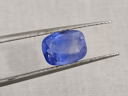 GSI Certified 1.68ct Blue Ceylon Sapphire, Natural Untreated Gemstone - SMSGEMS 