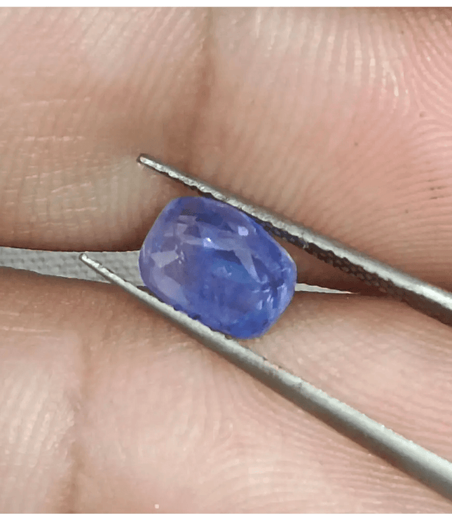 GSI Certified 1.68ct Blue Ceylon Sapphire, Natural Untreated Gemstone - SMSGEMS 