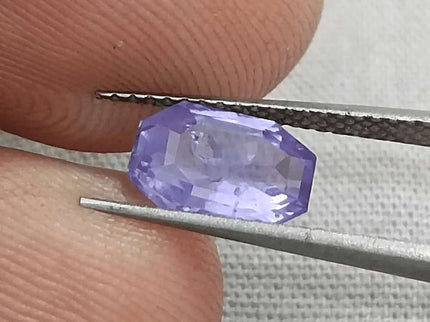 1.69ct Natural Violet Blue Sapphire GSI Certified Gemstone - SMSGEMS 