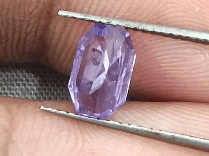 1.69ct Natural Violet Blue Sapphire GSI Certified Gemstone - SMSGEMS 