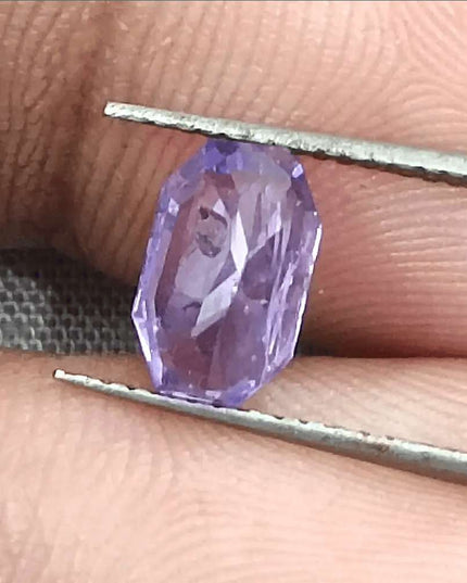 1.69ct Natural Violet Blue Sapphire GSI Certified Gemstone - SMSGEMS 