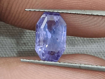 1.69ct Natural Violet Blue Sapphire GSI Certified Gemstone - SMSGEMS 