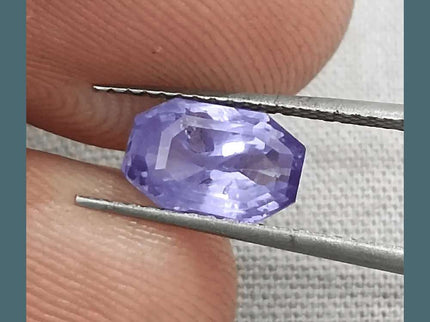 1.69ct Natural Violet Blue Sapphire GSI Certified Gemstone - SMSGEMS 