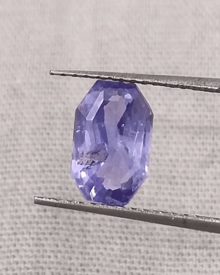 1.69ct Natural Violet Blue Sapphire GSI Certified Gemstone - SMSGEMS 