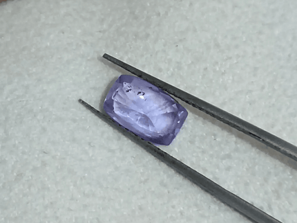 GSI Certified 1.73ct Purplısh Blue Ceylon Sapphire, Natural Untreated Gemstone - SMSGEMS 