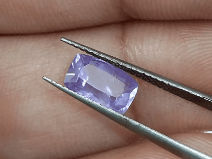 GSI Certified 1.73ct Purplısh Blue Ceylon Sapphire, Natural Untreated Gemstone - SMSGEMS 