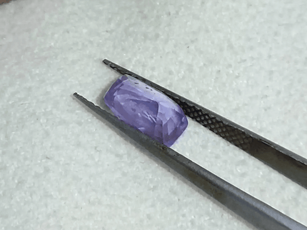 GSI Certified 1.73ct Purplısh Blue Ceylon Sapphire, Natural Untreated Gemstone - SMSGEMS 