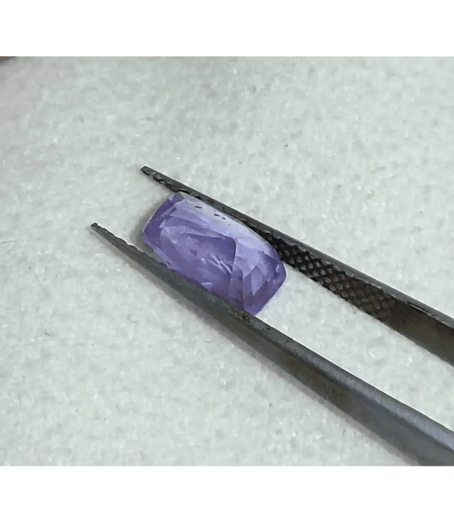 GSI Certified 1.73ct Purplısh Blue Ceylon Sapphire, Natural Untreated Gemstone - SMSGEMS 