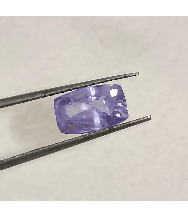GSI Certified 1.73ct Purplısh Blue Ceylon Sapphire, Natural Untreated Gemstone - SMSGEMS 
