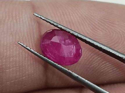 GSI Certified 1.74ct Burmese Ruby, Natural Untreated Gemstone - SMSGEMS 