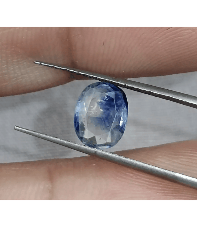 GSI Certified 1.76ct Blue Sapphire, Natural Untreated Gemstone - SMSGEMS 