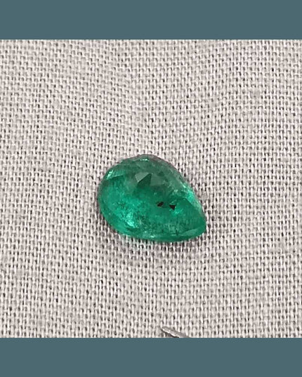 1.83ct Bright Deep Green Emerald Certified by GSI - SMSGEMS 