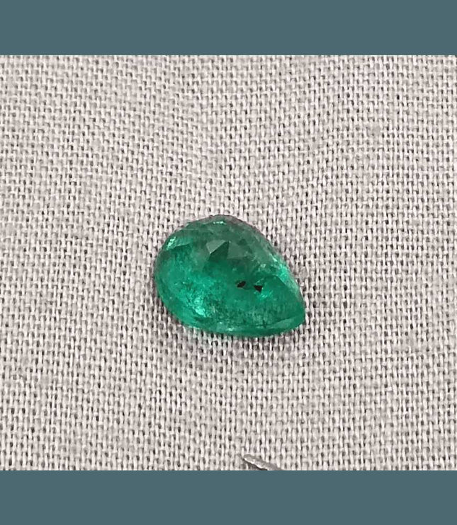 1.83ct Bright Deep Green Emerald Certified by GSI - SMSGEMS 