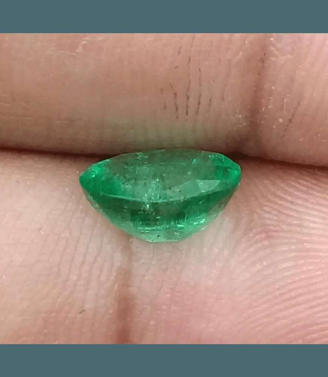 GSI Certified 1.83ct Vivid Green Emerald, Natural Gemstone - SMSGEMS 