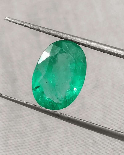 1.85ct Bright Parrot Green GSI Certified - SMSGEMS 