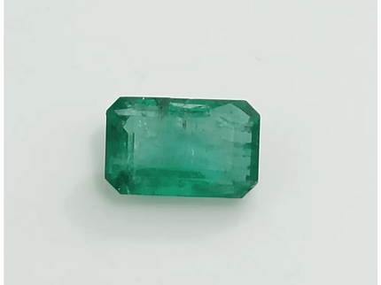 GSI Certified 1.87ct Medium Green Zambian Emerald, 100% Natural Untreated Gemstone. - SMSGEMS 