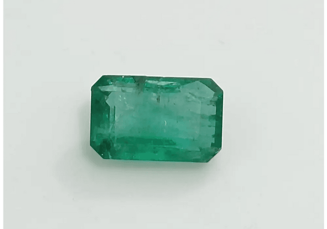 GSI Certified 1.87ct Medium Green Zambian Emerald, 100% Natural Untreated Gemstone. - SMSGEMS 
