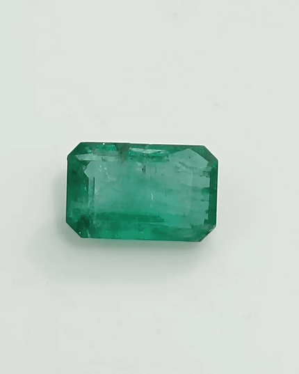 GSI Certified 1.87ct Medium Green Zambian Emerald, 100% Natural Untreated Gemstone. - SMSGEMS 