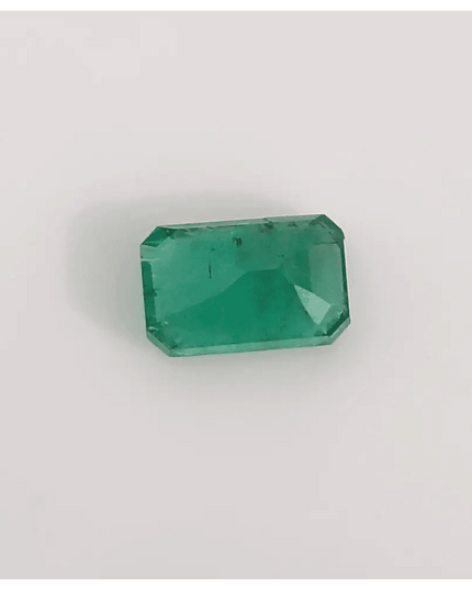 GSI Certified 1.87ct Medium Green Zambian Emerald, 100% Natural Untreated Gemstone. - SMSGEMS 