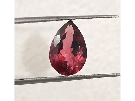 1.93ct Rubellite tourmaline certified by GSI - SMSGEMS 